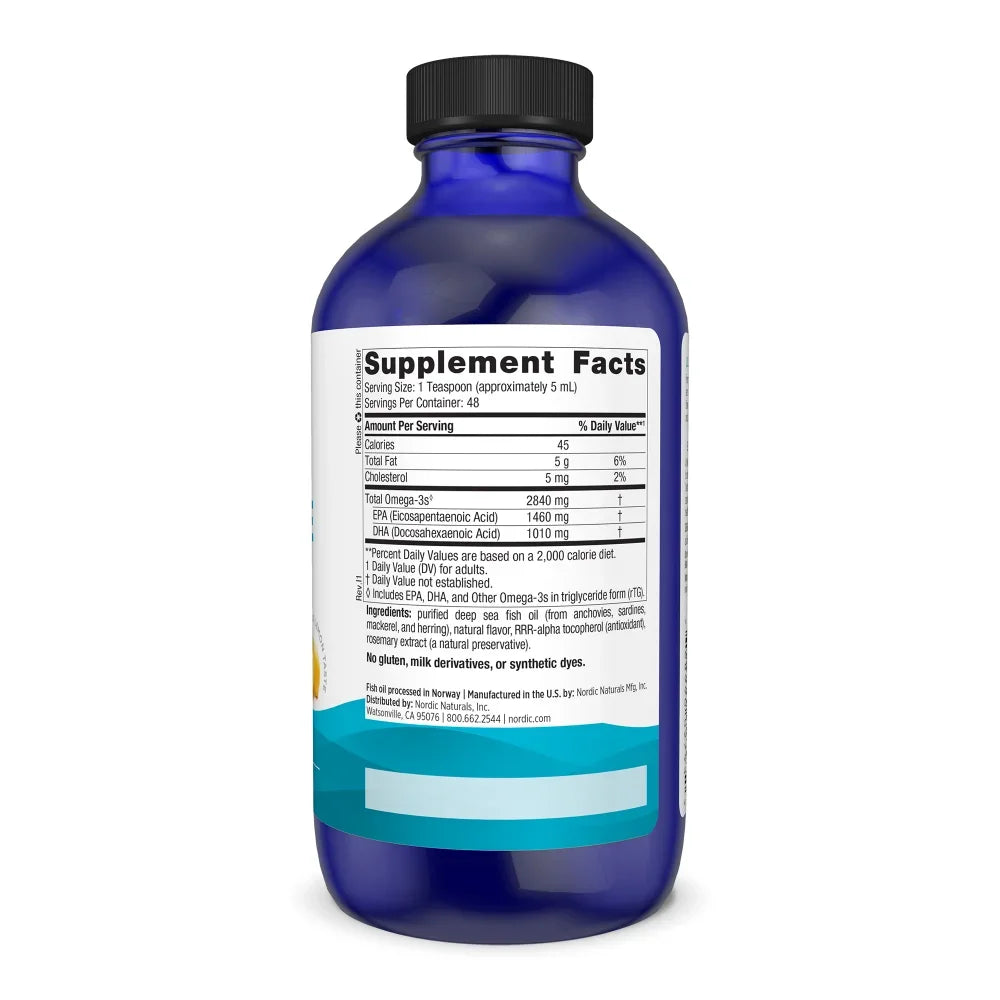 Oméga ultime, 2 840 mg, citron, 237 ml – Nordic Naturals