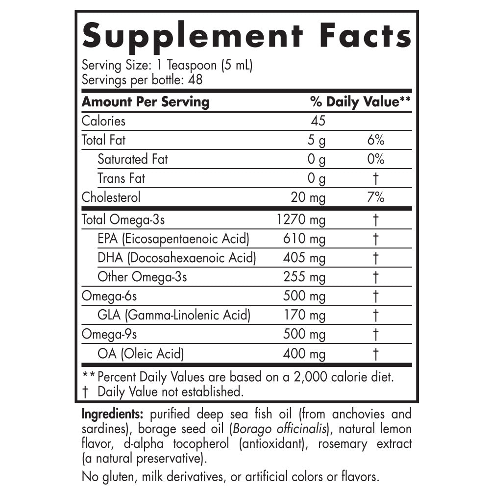 Complete Omega 1270MG + 170MG GLA - Nordic Naturals