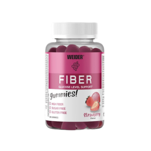 Fibra,  sabor a morango, 36 gomas - WEIDER