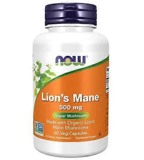 Lion's Mane, 500mg, 60 vcaps - Now Foods