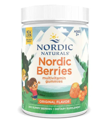 Nordic Berries Multivitaminico, Sabor Original, 200 Gomas - Nordic Naturals