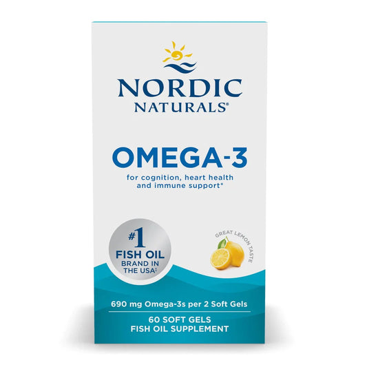Omega-3 690MG 60 Soft Gels - Nordic Naturals