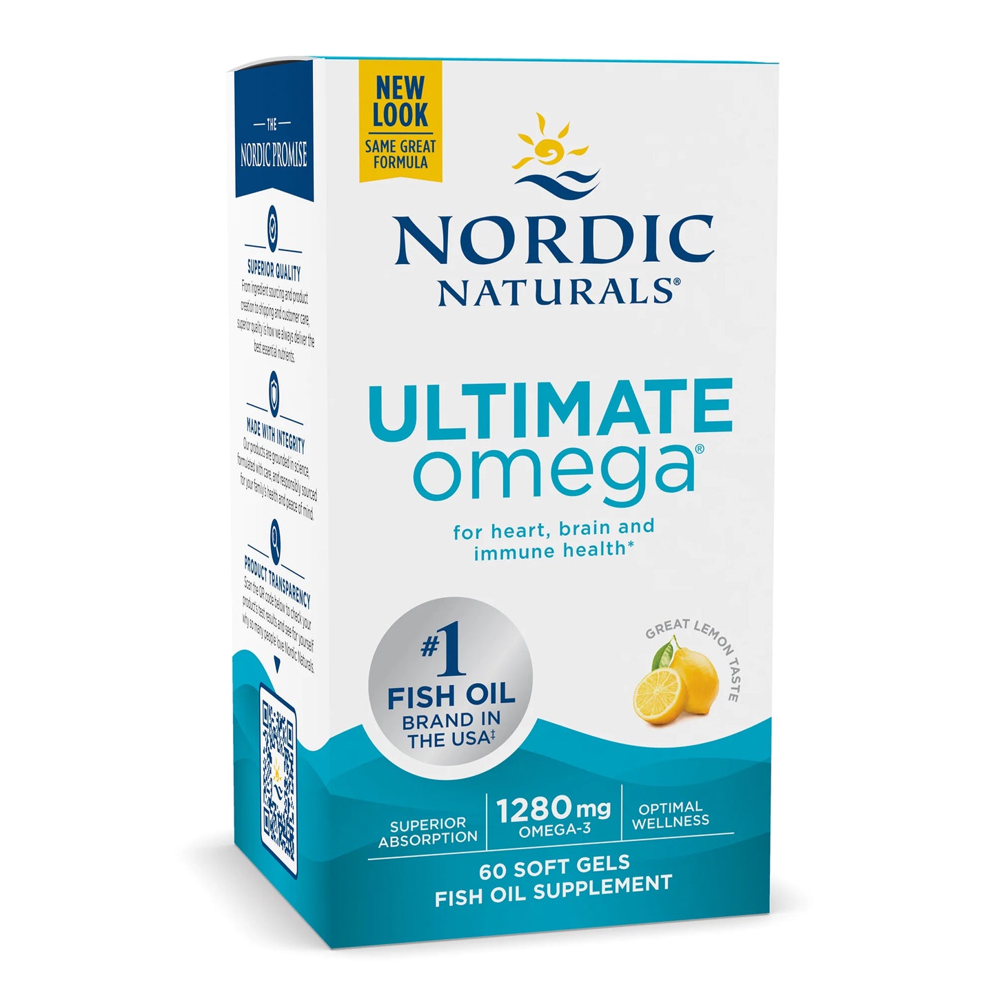 Ultimate Omega 1280MG  Soft Gels - NORDIC NATURALS