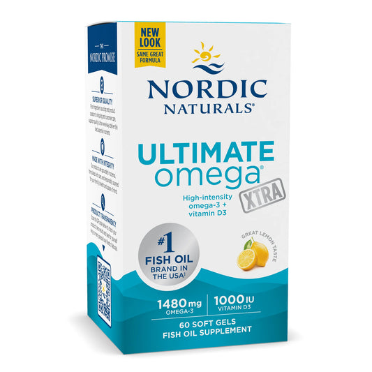 Ultimate Omega XTRA  1480MG 60 Soft Gels - Nordic Naturals