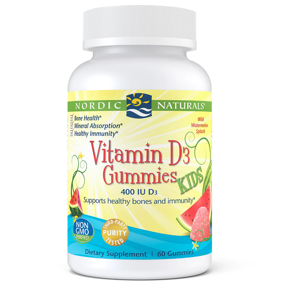 VITAMINA D3 CRIANÇAS EM GOMA 400UI - NORDIC NATURALS