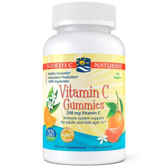 Vitamina C em Gomas 250MG, 120 Unidades - Nordic Naturals