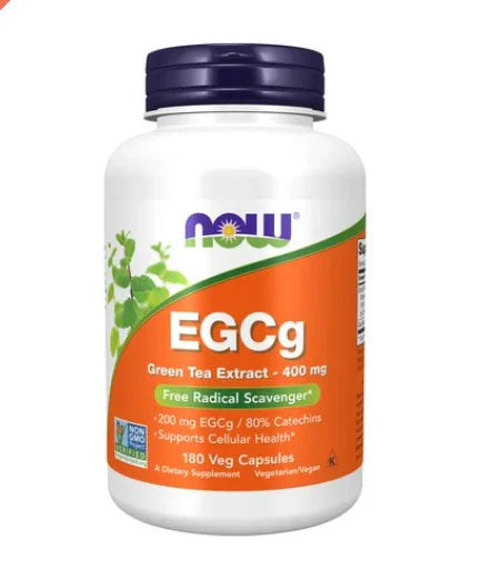 EGCg Green Tea Extract, 400mg, 180 vcaps - Now Foods