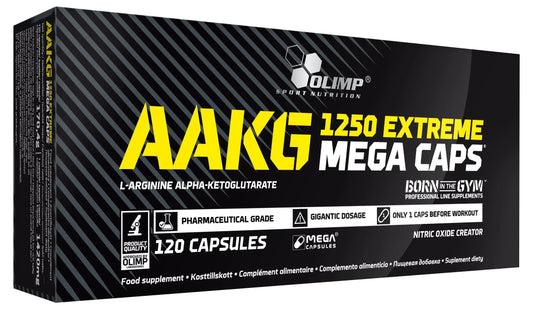 AAKG Extreme Mega Caps, 120 caps - Olimp Nutrition