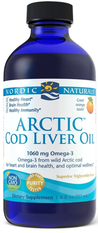 Arctic Cod Liver Oil, 1060mg Orange 237 ml - Nordic Naturals