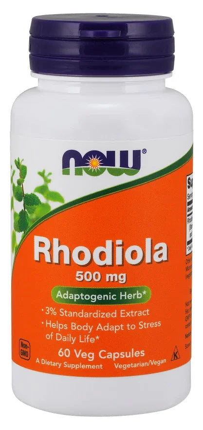 Rhodiola, 500mg, 60 vcaps - Now Foods