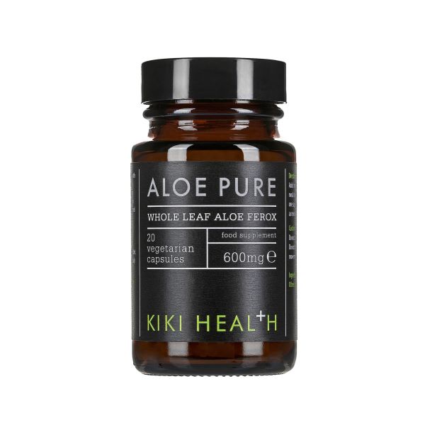 Aloe Pure, 600mg, 20 vcaps - Kiki Health