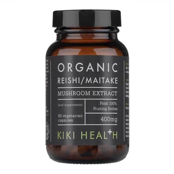 Reishi & Maitake Mushroom Extract, 60 vcaps - Kiki Health