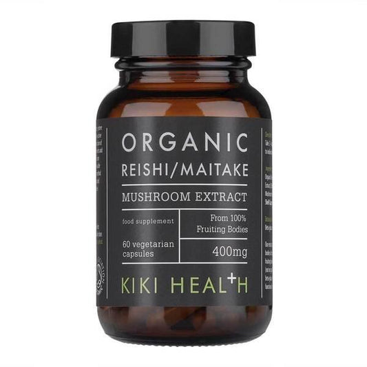 Reishi & Maitake Mushroom Extract, 60 vcaps - Kiki Health