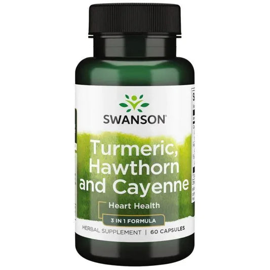 Turmeric, Hawthorn and Cayenne, 60 caps - Swanson