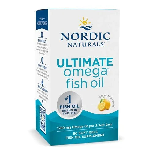 Ultimate Omega, 1280mg Lemon, 60 softgels - Nordic Naturals