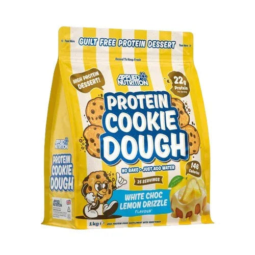 Protein Cookie Dough Dessert, White Choc Lemon Drizzle, 1000 grams - Applied Nutrition