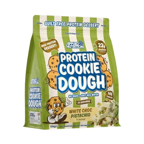 Protein Cookie Dough Dessert, White Choc Pistachio, 1000 grams - APPLIED NUTRITION