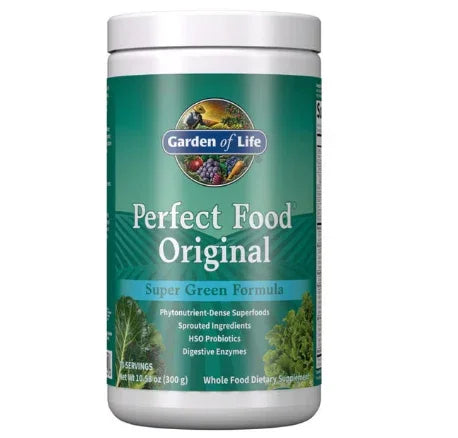 Perfect Food Super Green Formula, Powder, 300 grams - Garden of Life