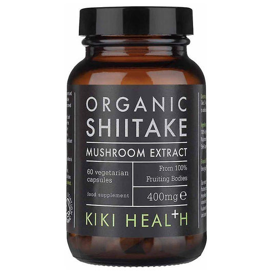 Shiitake Organico 400mg 60 Caps - Kiki Health