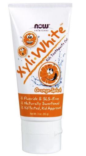 XyliWhite Kids, Orange Splash,  85 grams - Now Foods