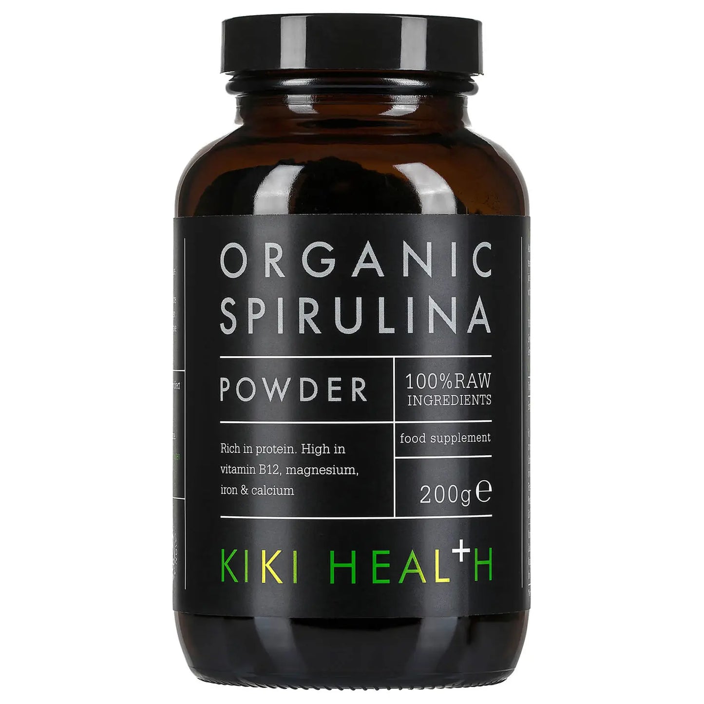 SPIRULINA BIOLÓGICA PÓ 200GR - KIKI HEALTH