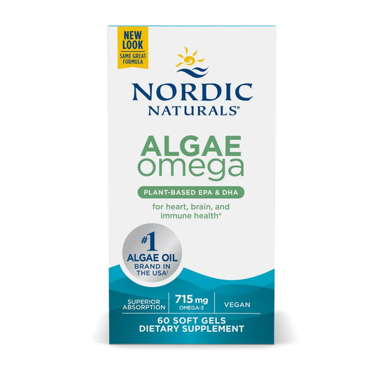 Algae Omega 715mg 60 Soft Gels - Nordic Naturals