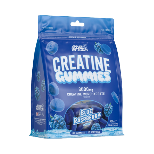 Bonbons gélifiés à la créatine et à la framboise bleue - 80 bonbons gélifiés