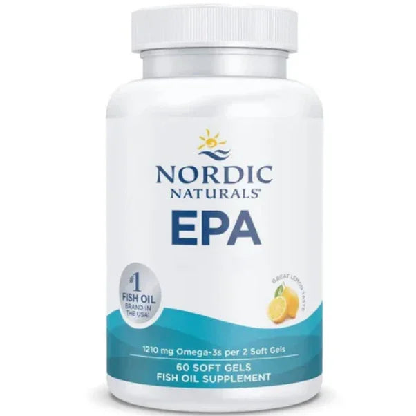 EPA, 1210mg Lemon, 60 softgels - Nordic Naturals