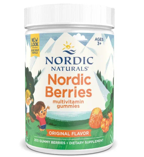 Multivitamines Nordic Berries, saveur originale, 200 gélifiés - Nordic Naturals