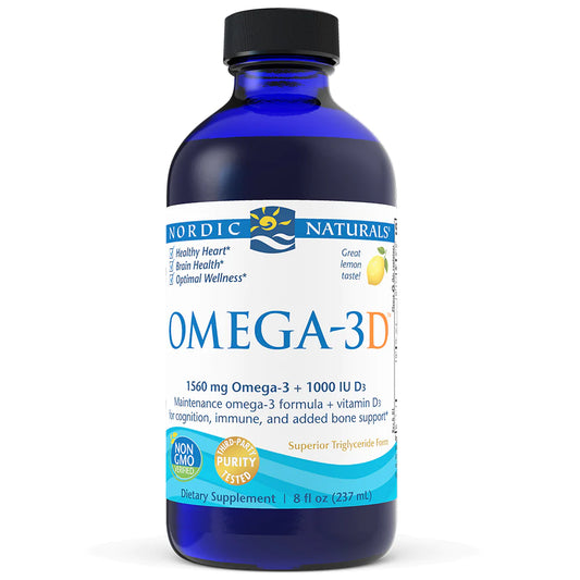 Omega-3D 1560MG + 1000UI D3 - Nordic Naturals