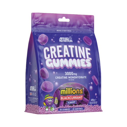 Bonbons gélifiés à la créatine, Millions Cassis - 80 bonbons