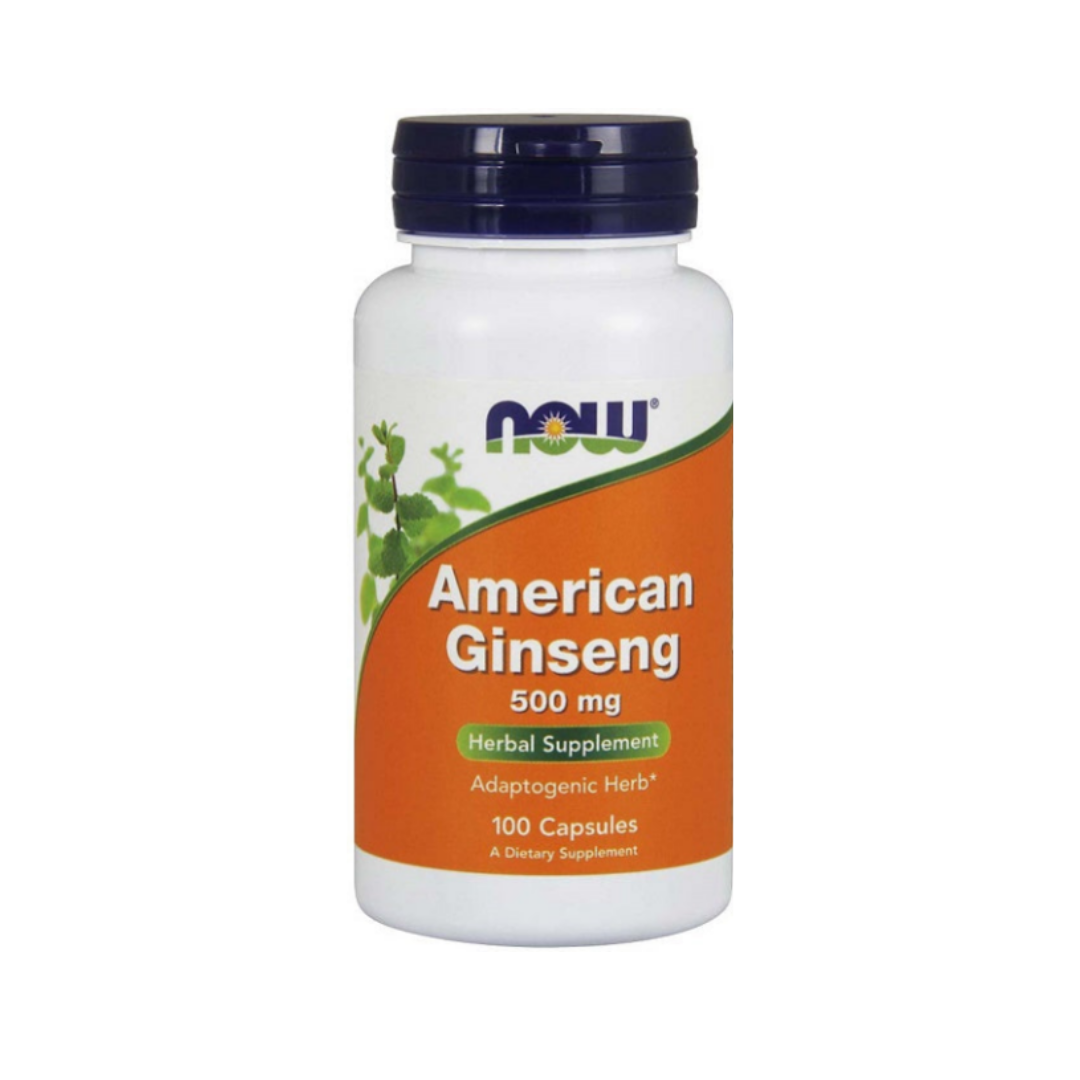 American Ginseng, 500mg, 100 vcaps - NOW FOODS
