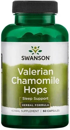 Valerian, Chamomile &amp; Hops, 60 caps - Swanson