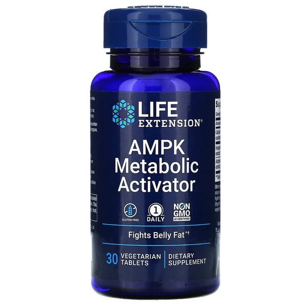 AMPK Ativador Metabólico, 30  tabs - LIFE EXTENSION