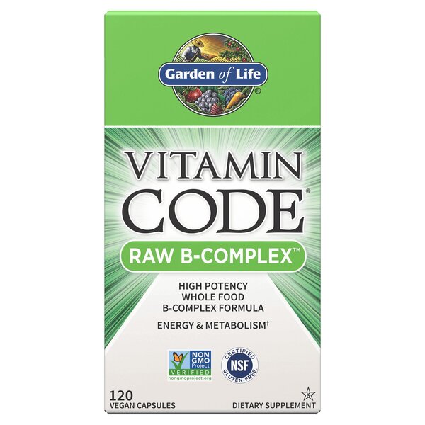 Vitamin Code Raw B-Complex, 120 vegan caps - Garden of Life