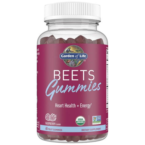 Gomas de Beterraba, sabor a framboesa, 60 gomas - GARDEN OF LIFE
