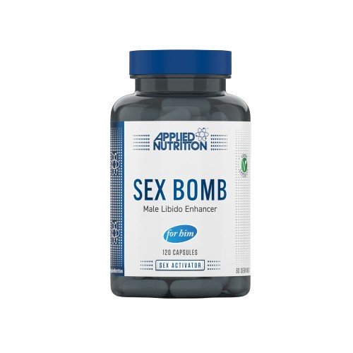 Suplemento alimentar para aumentar a Libido, Sex Bomb Masculino, 120 caps - A>pplied Nutrition