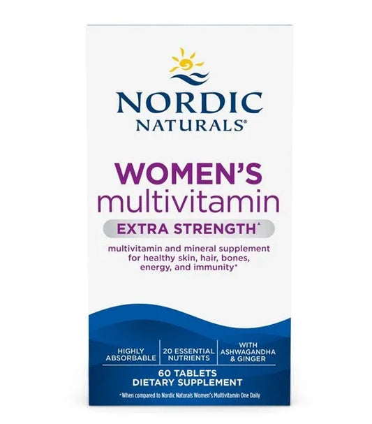 Women's Multivitamin Extra Strength, 60 tablets - Nordic Naturals