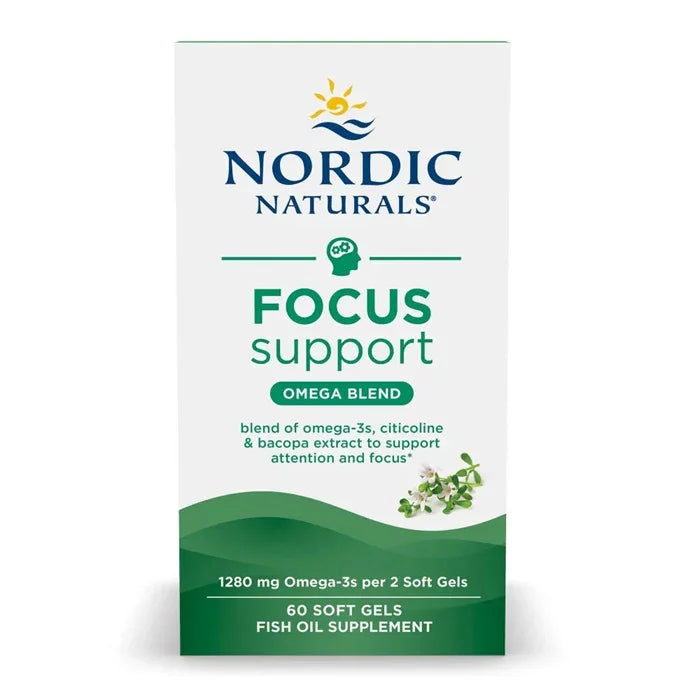 Soutien à la concentration, 60 gélules - Nordic Naturals