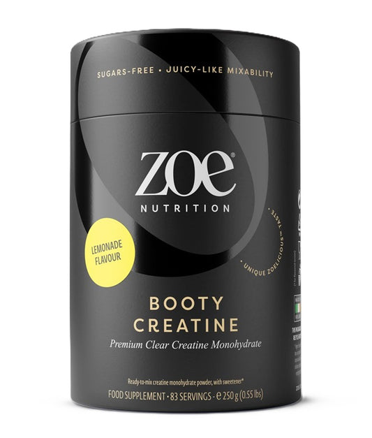 Booty Creatina Monohidratada, Limão, 250 grams - ZOE