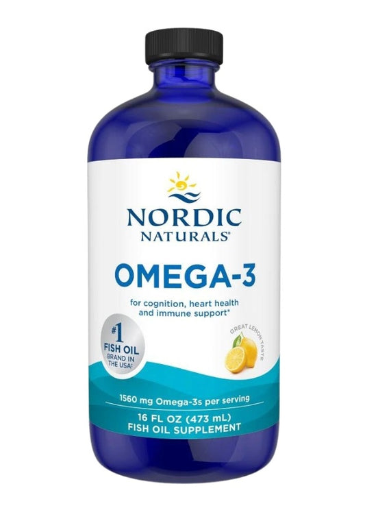 Omega-3, 1560mg Limão 473 ml - Nordic Naturals