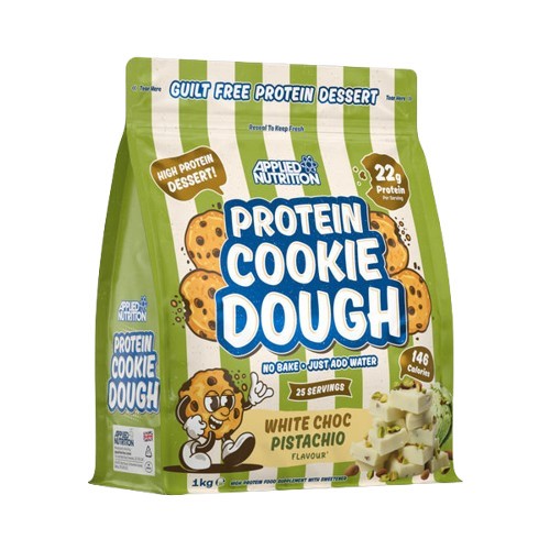 Protein Cookie Dough Dessert, White Choc Pistachio, 1000 grams - Applied Nutrition