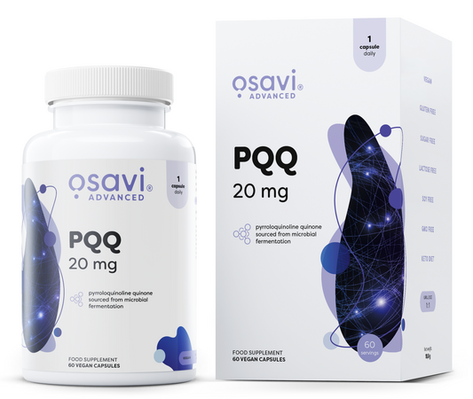 PQQ, 20mg, 60 vegan caps - Osavi