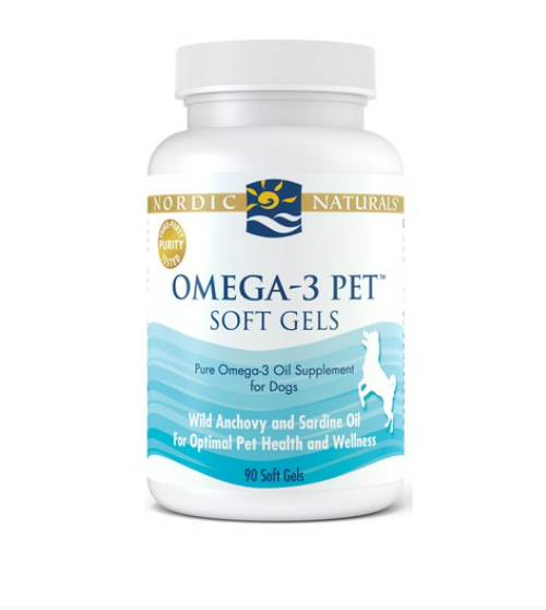 Oméga-3 pour animaux de compagnie, 90 gélules - Nordic Naturals